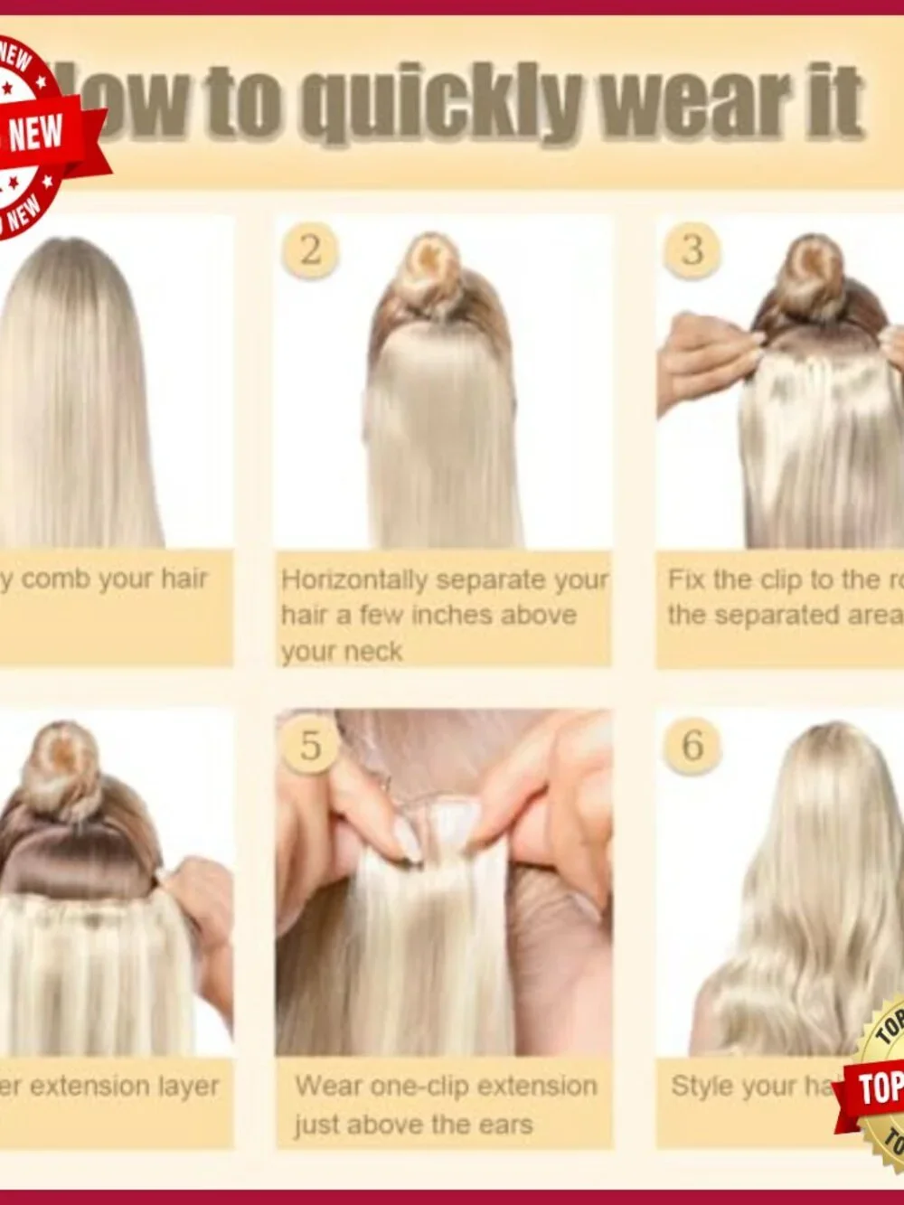 22 Inch Human Hair Clip In Extensions Body Wave Seamless Skin Weft